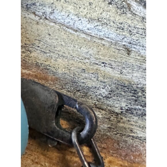 Tiger's Eye Turquoise & Black Onyx Beaded Necklace With Silver Clasp - Picture 7 of 7